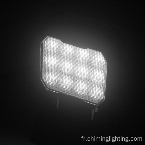 4,5 pouces LED LETURE LED 40W CART Square LED LAMPE DE TRAVAIL OFF ROTAL LEIL